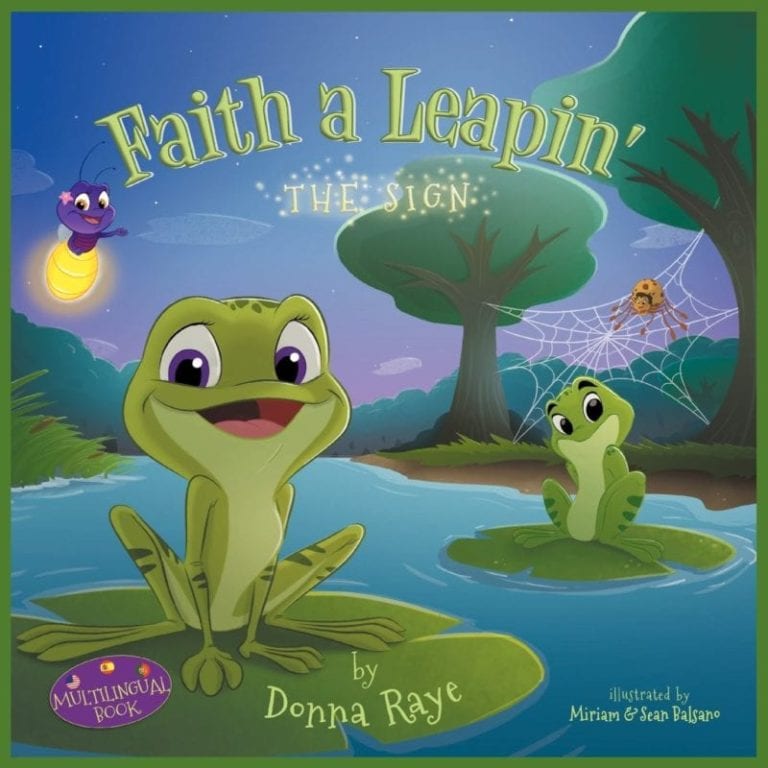 Faith a Leapin The Sign Multilingual Edition by Donna Raye | Mindstir Media Book Cover