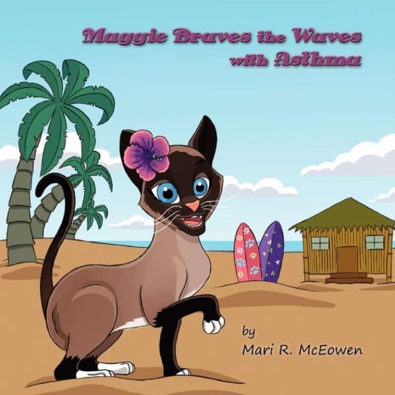 Maggie Braves the Waves with Asthma Bilingual Edition by Mari R McEowen | Mindstir Media Book Cover
