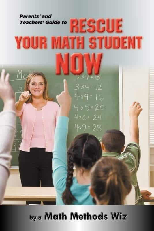 Parents and Teachers Guide to Rescue Your Math Student Now | Mindstir Media Book Cover